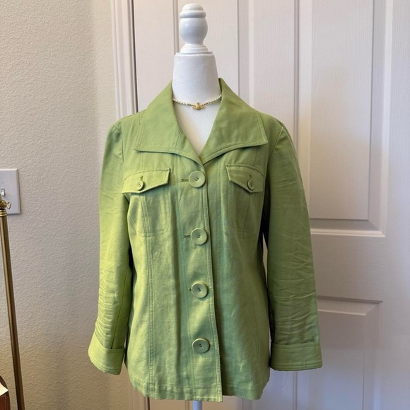 Chico's Jackets & Blazers - Chico's Light Green Blazer